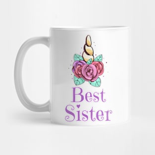 Best Sister Unicorn Family Siblings Mug